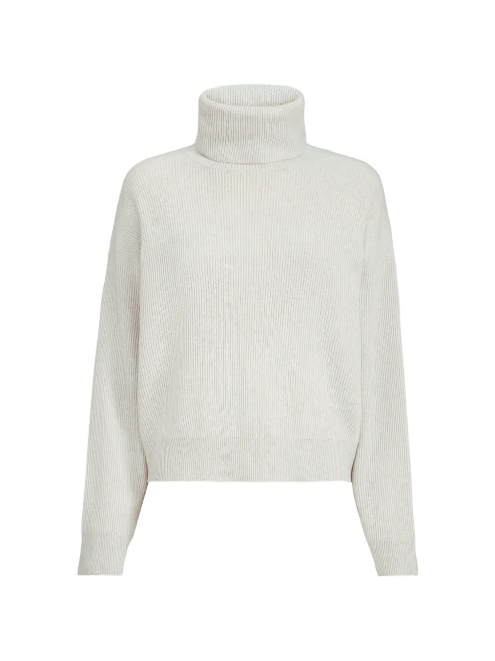 Brunello Cucinelli Geribbelde coltrui Beige