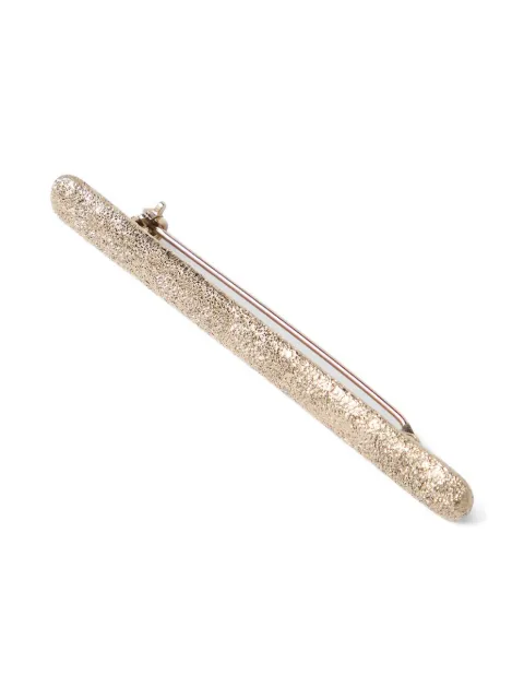 Brunello Cucinelli glitter-embellished brooch