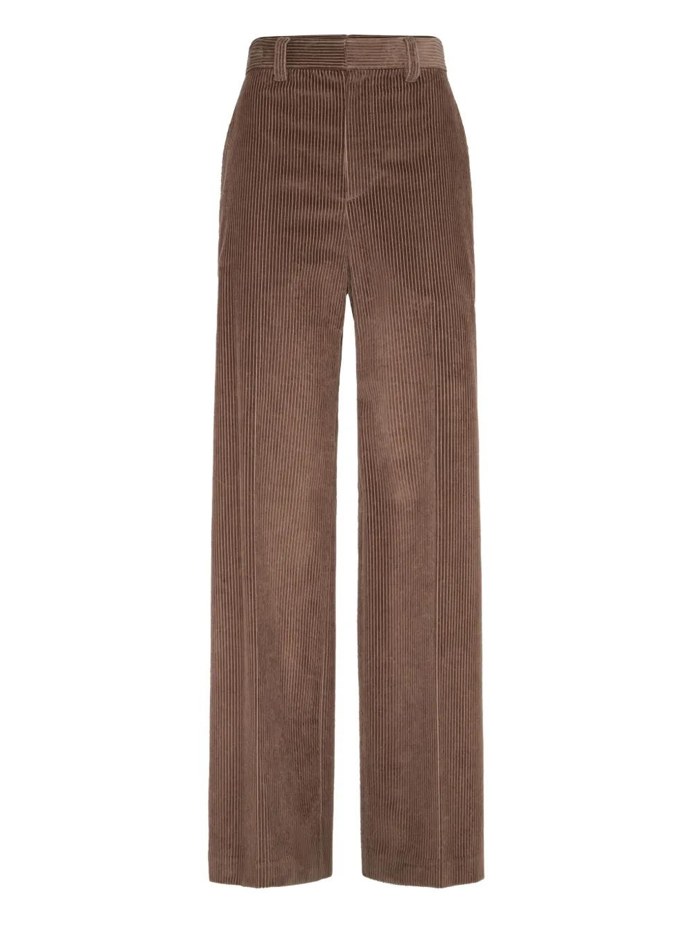 Brunello Cucinelli Ribfluwelen broek Bruin