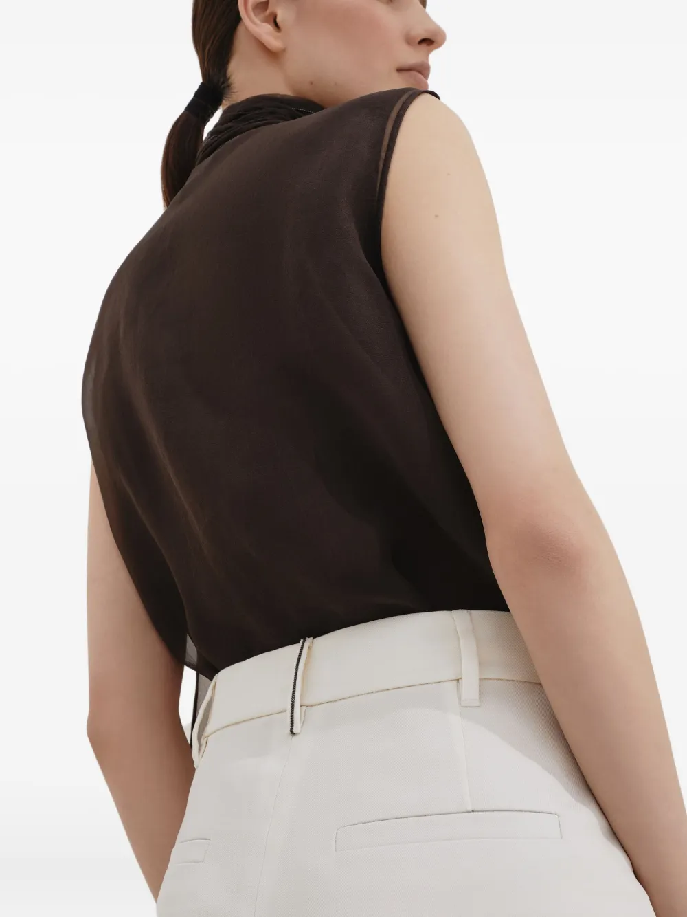 Brunello Cucinelli tailored trousers Beige