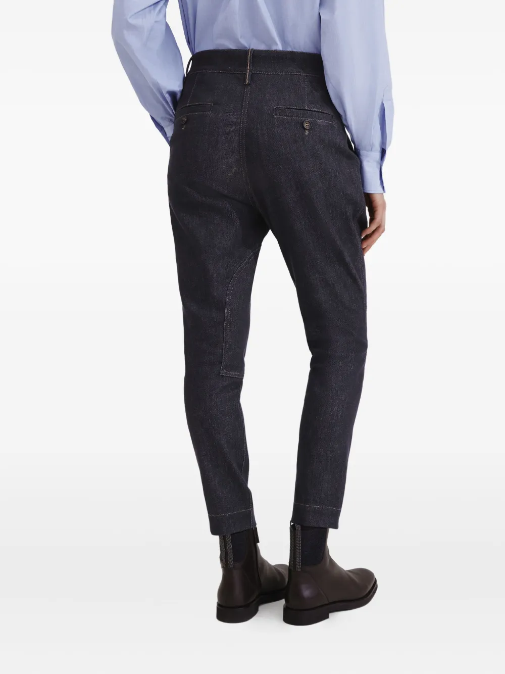 Brunello Cucinelli Straight jeans Blauw