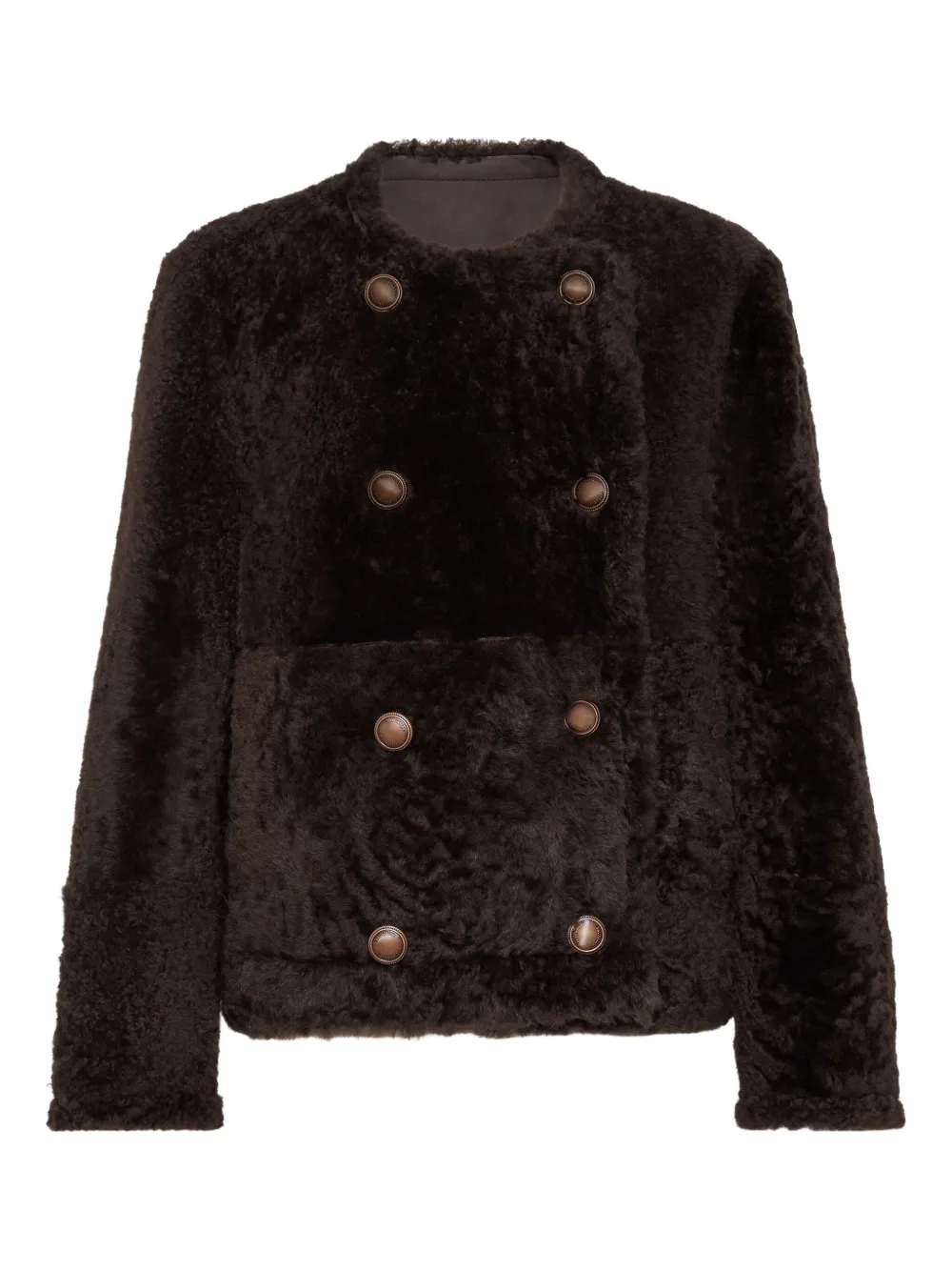 Brunello Cucinelli double-breasted jacket | Brown | Image 1