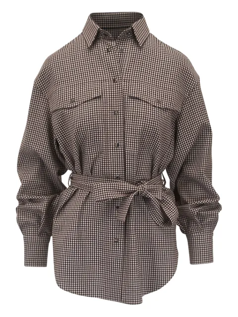 Brunello Cucinelli checked shirt