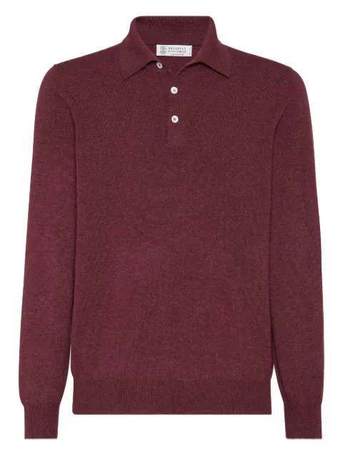 Brunello Cucinelli knitted polo shirt