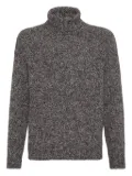 Brunello Cucinelli textured jumper - Grey