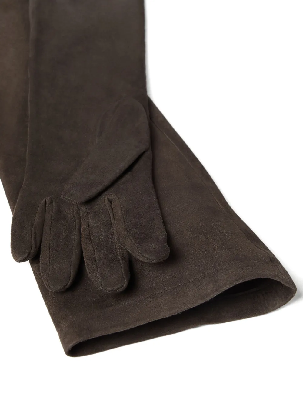 Brunello Cucinelli Suède handschoenen - Bruin