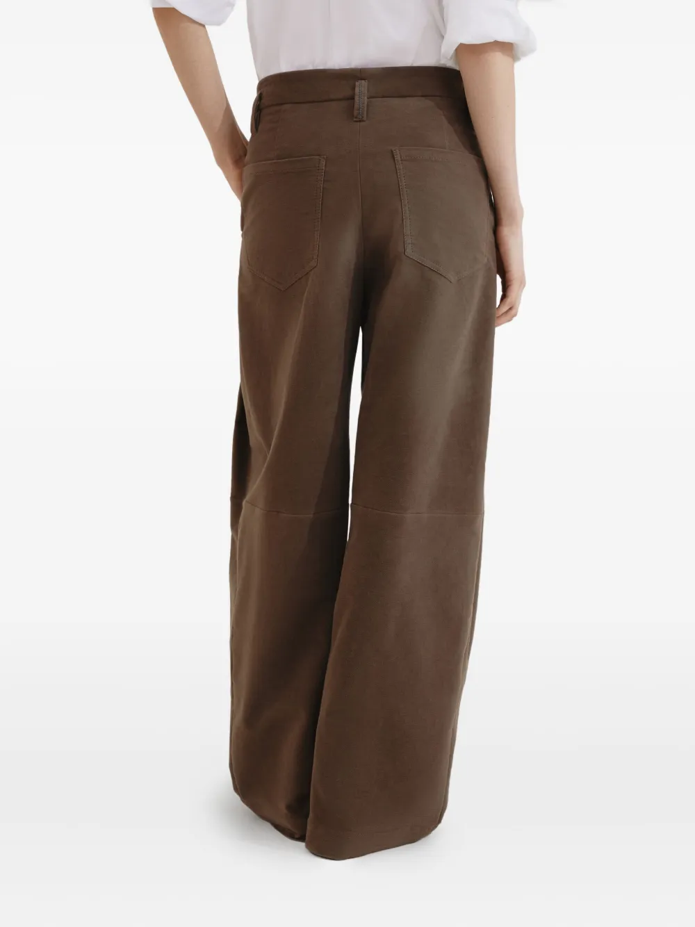 Brunello Cucinelli Ebony broek Bruin