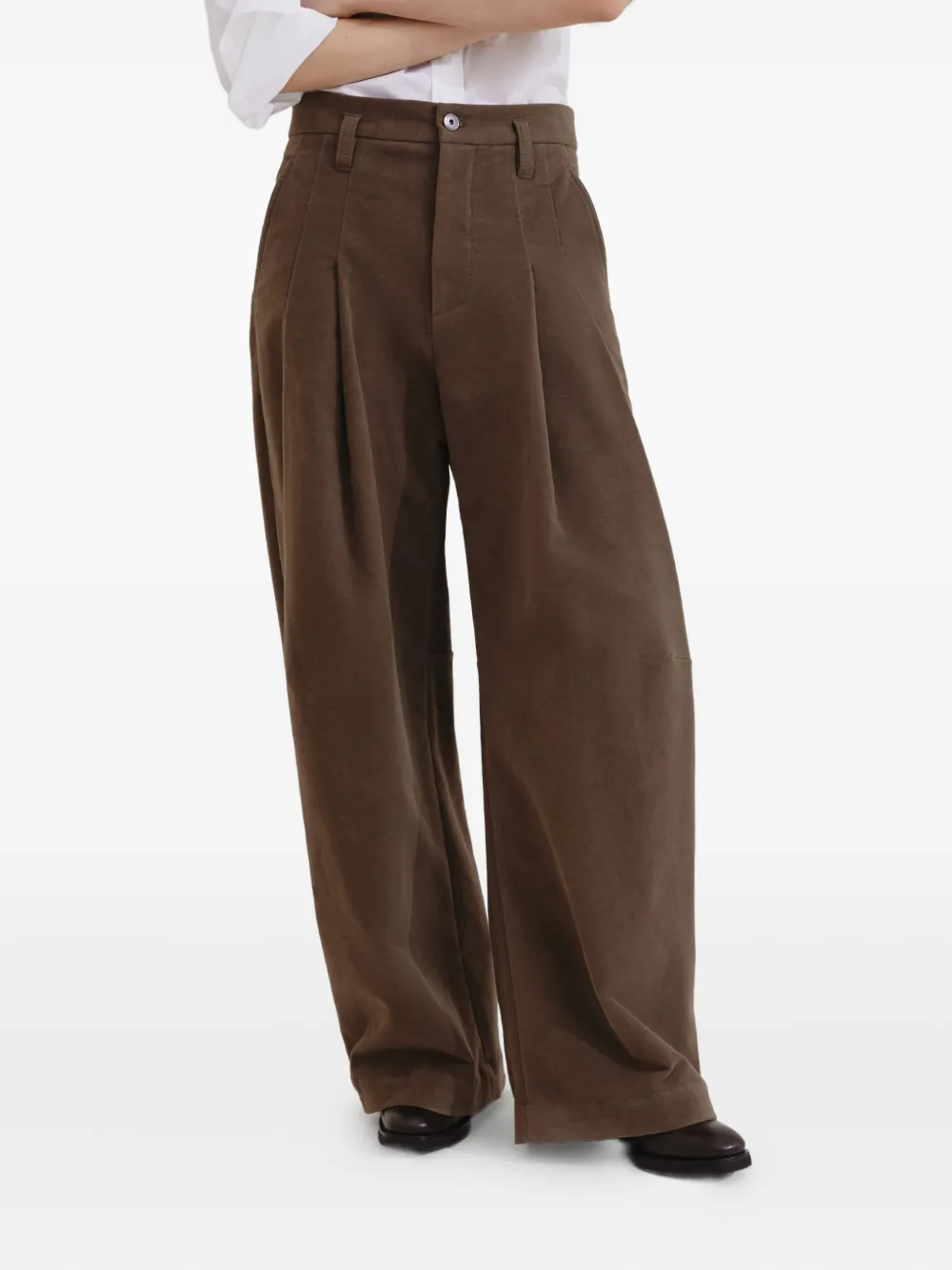 Brunello Cucinelli Ebony broek Bruin