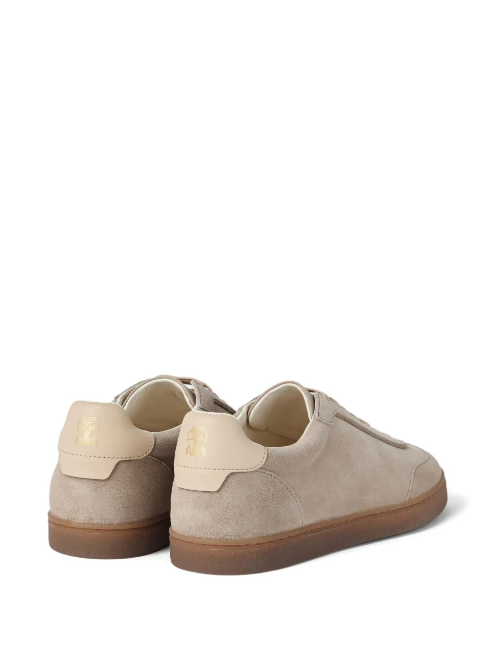 Brunello Cucinelli suede low-top sneakers Brown