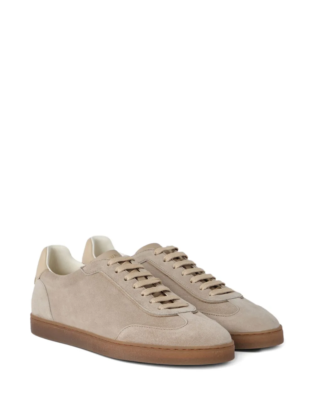 Brunello Cucinelli suede low-top sneakers Brown