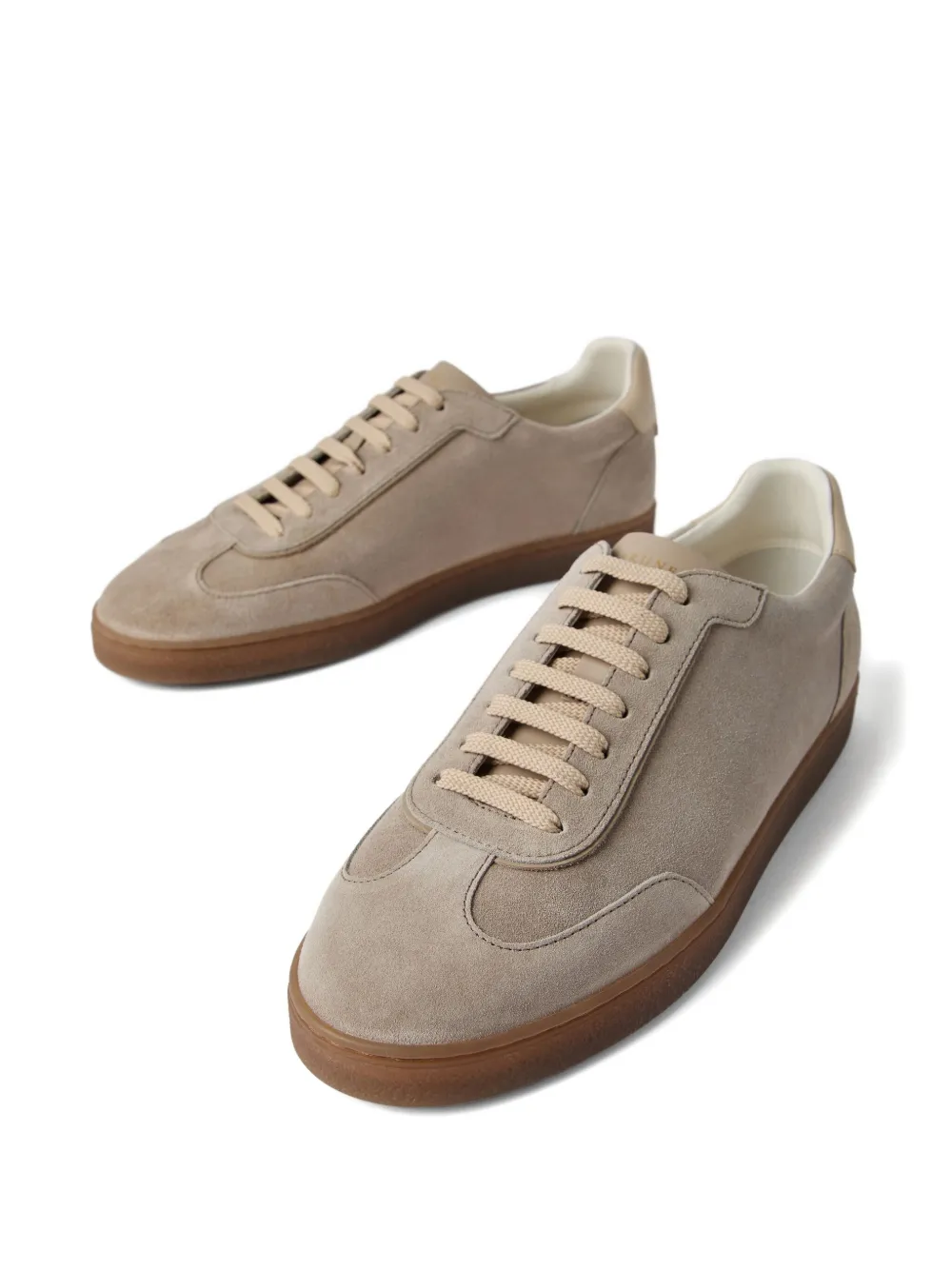 Brunello Cucinelli suede low-top sneakers Brown