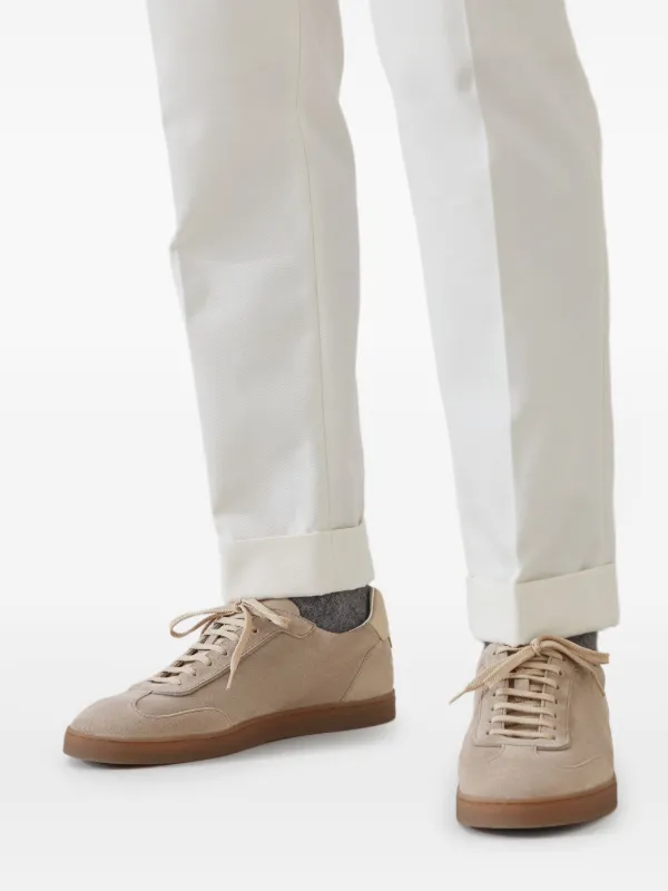 スニーカー BRUNELLO CUCINELLI Suede low-top sneakers Brunello Cucinelli Suede low-top Sneakers | Brown | FARFETCH