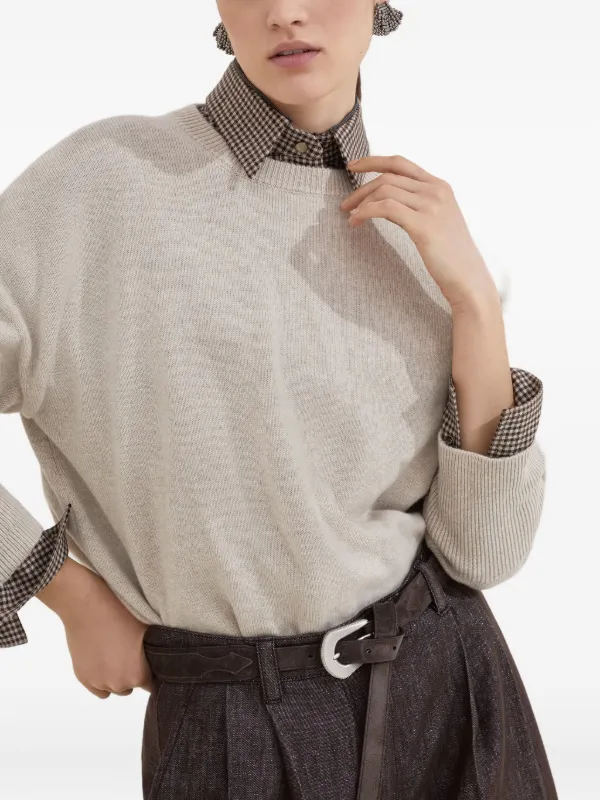 Brunello Cucinelli モニーレチェーン カシミアセーター