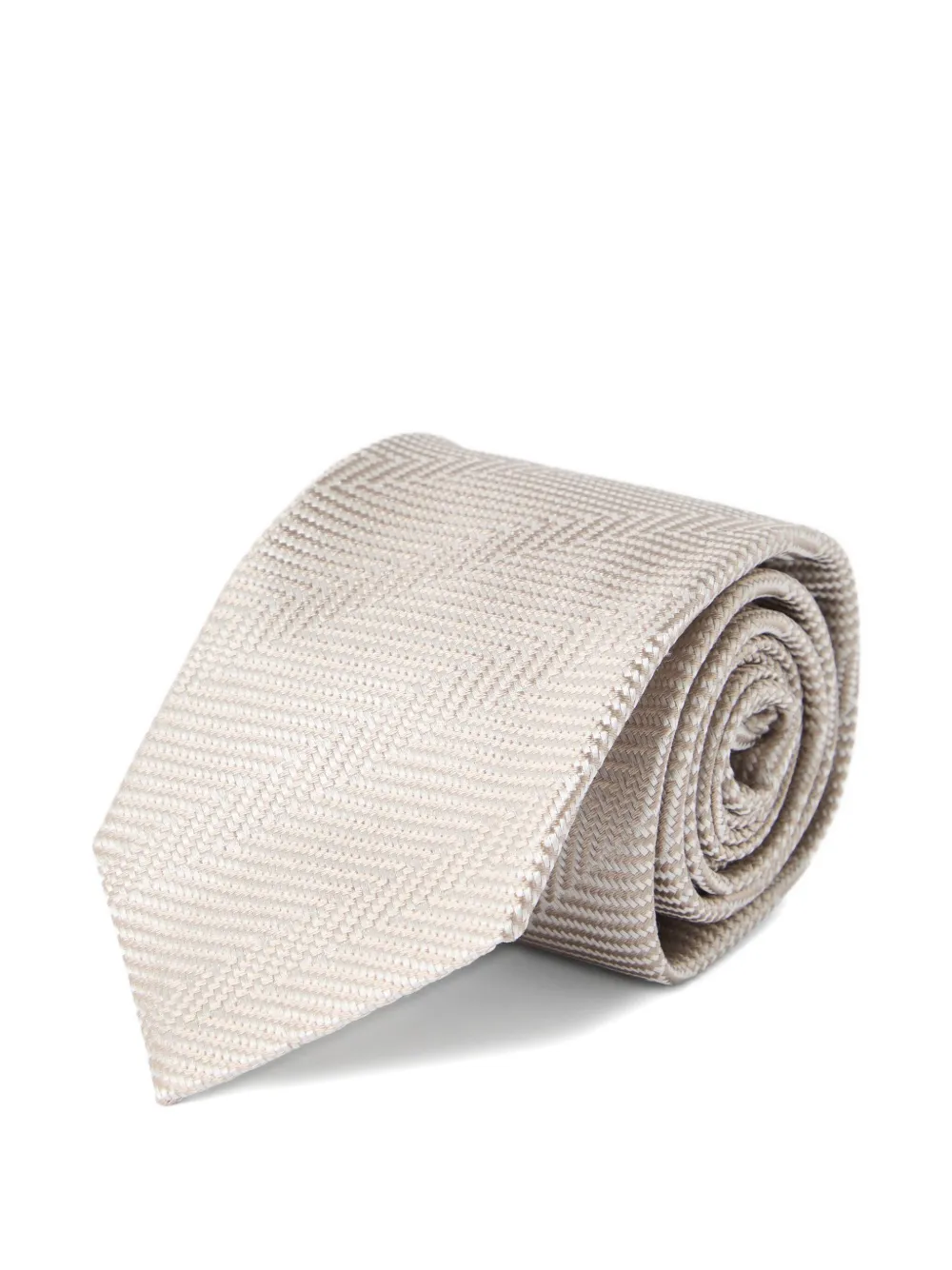 Brunello Cucinelli herringbone-patterned tie | Image 2