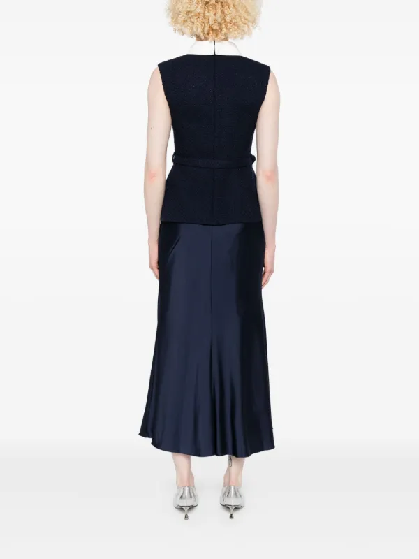 Self-Portrait Layered Dress | Blue | FARFETCH
