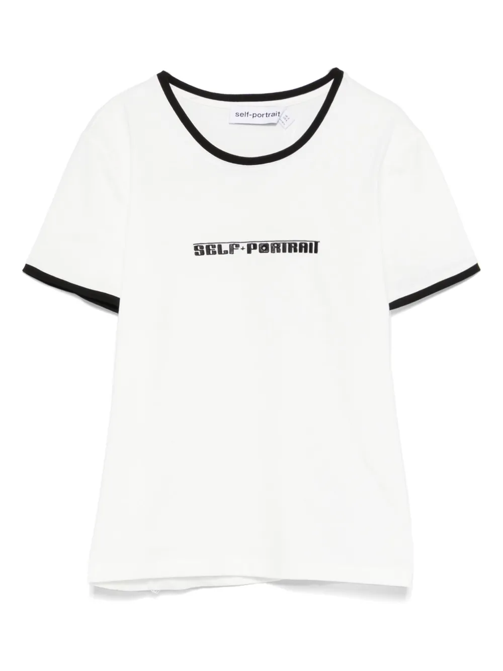 Self-Portrait playera de jersey | blanco | Image 1