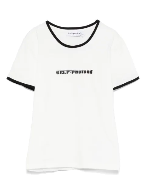 Self-Portrait jersey T-shirt