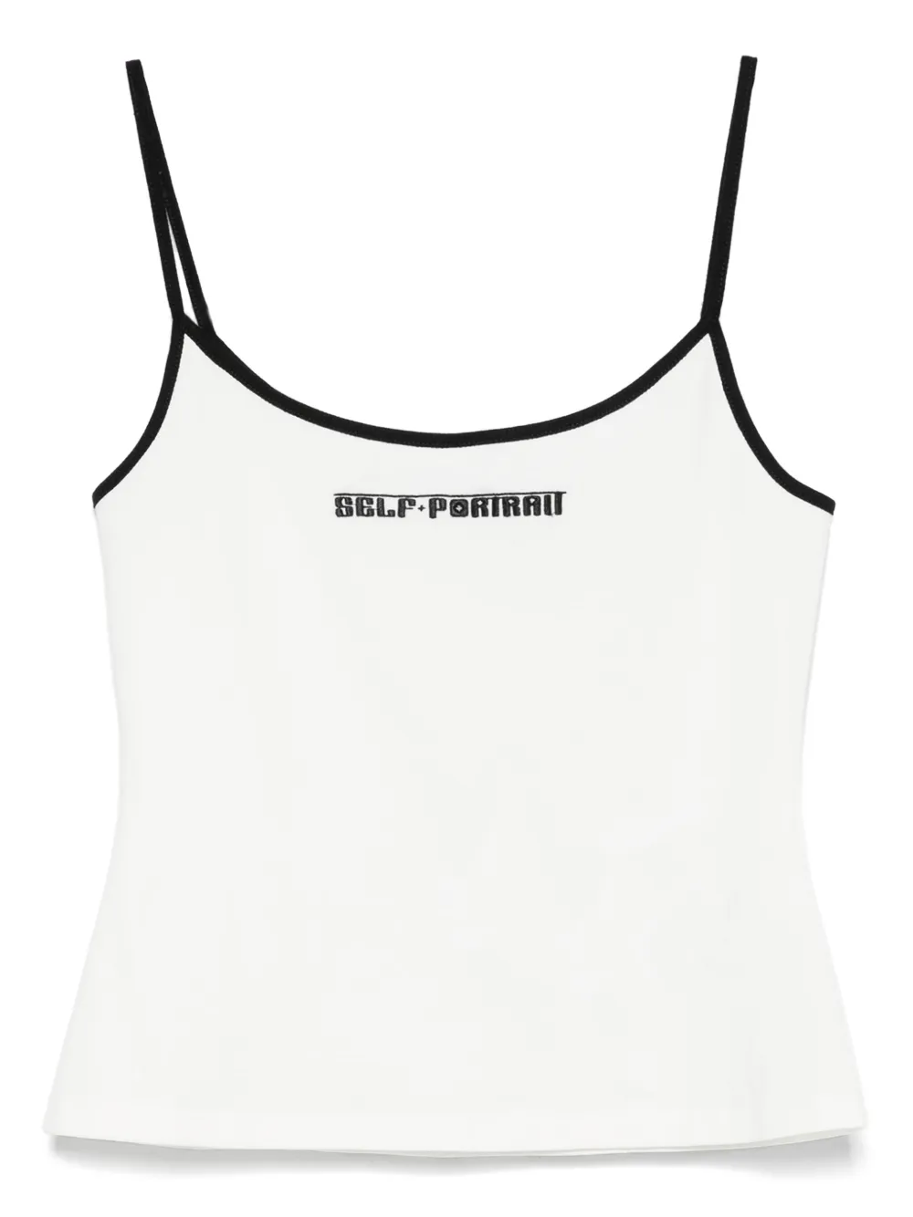 Self-Portrait top stretch | blanco | Image 1