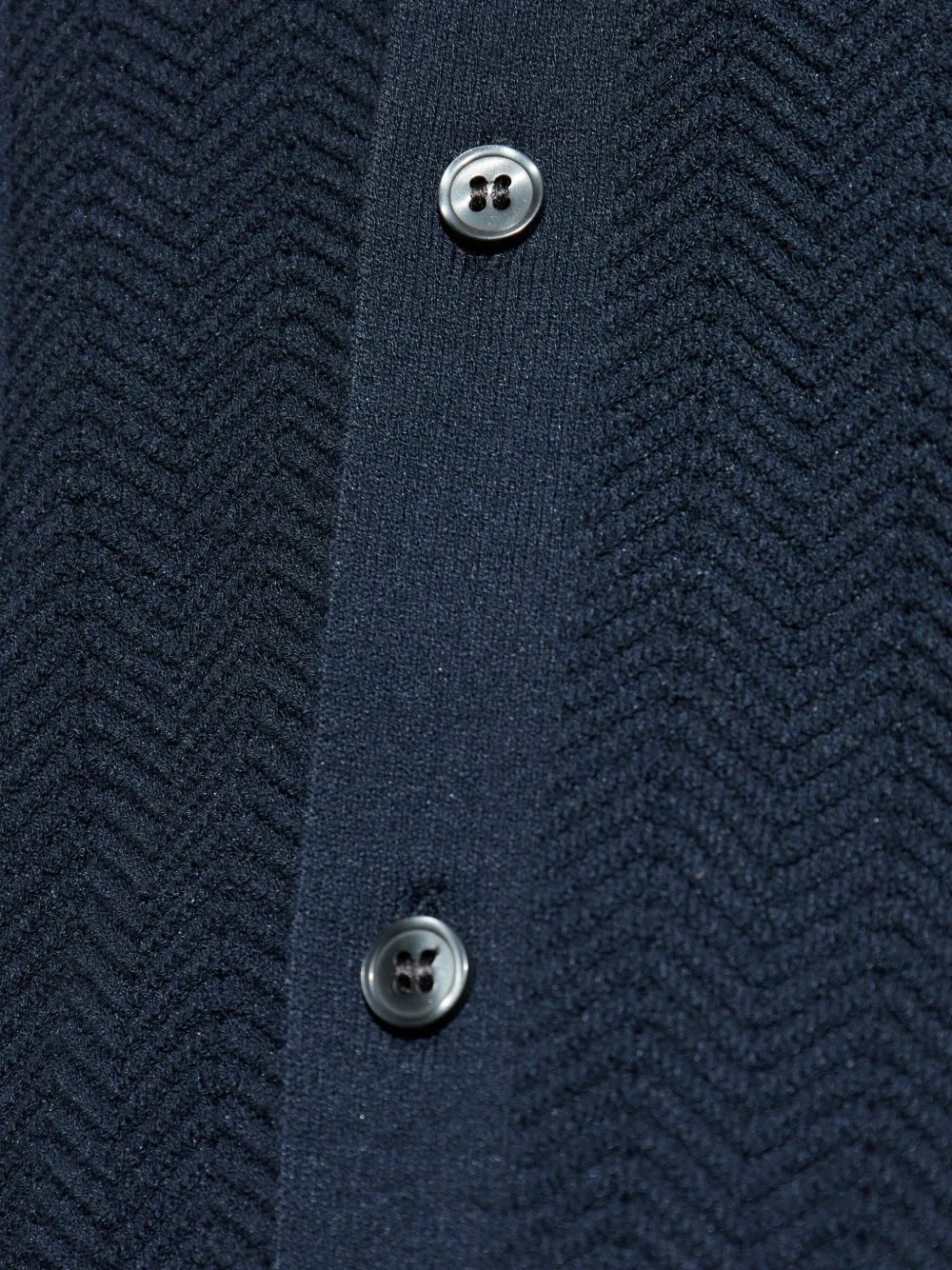 textured short-sleeve cardigan