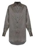 TOM FORD polka dot long-sleeve shirt - Black