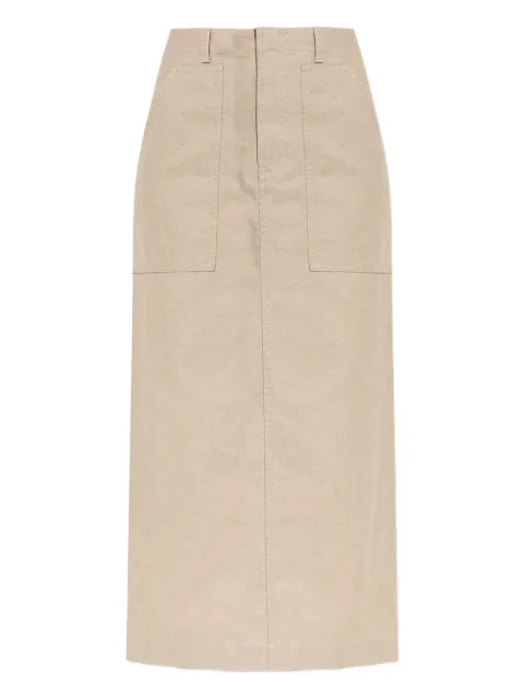 FENDI cotton midi skirt