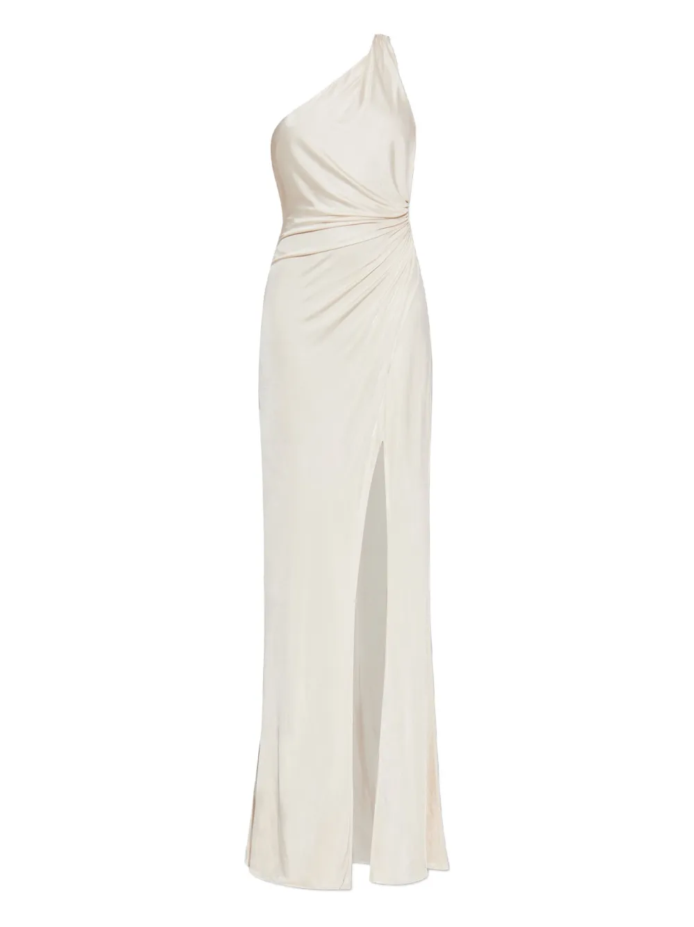 TOM FORD Asymmetrische gedrapeerde avondjurk Beige