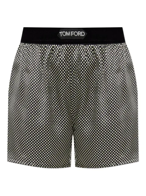 TOM FORD شورت مريح منقط
