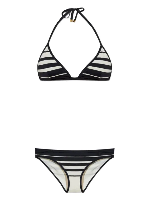 TOM FORD striped triangle-cup bikini