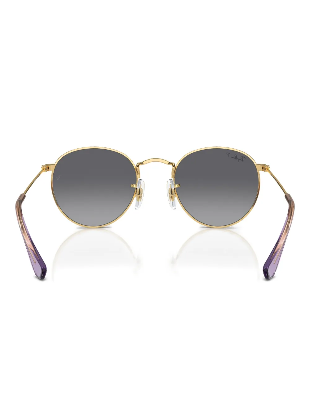 RAY-BAN JUNIOR Zonnebril met rond montuur Goud