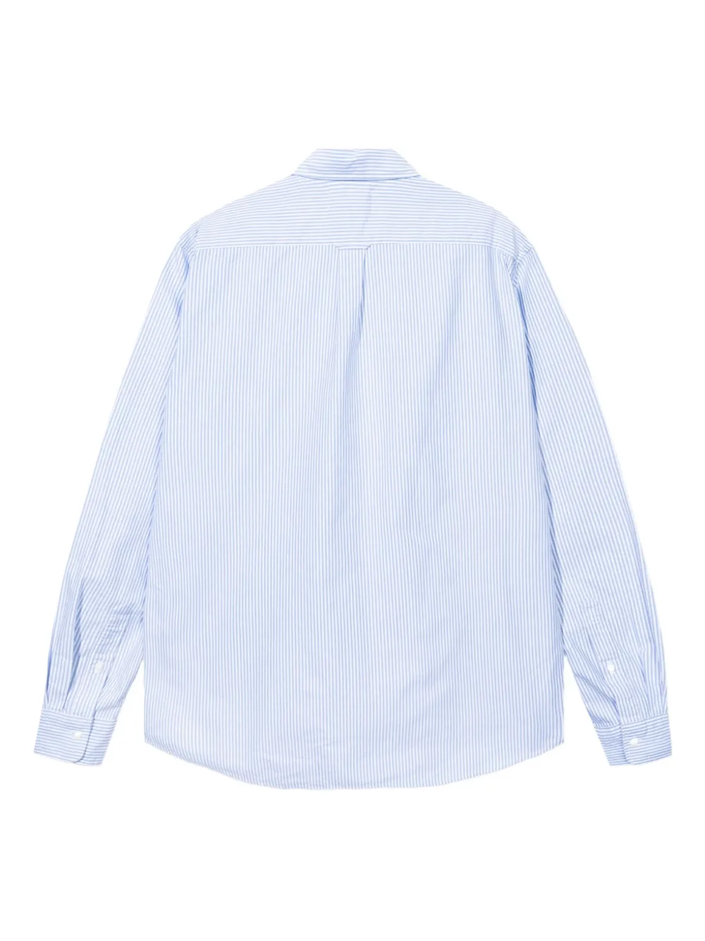 Anti Social Social Club Mind Games striped button-up shirt - Blauw