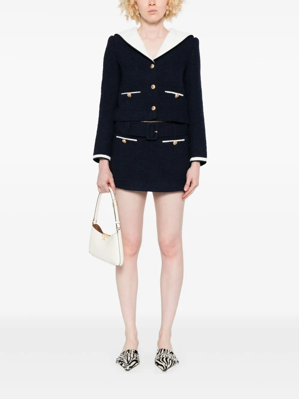 Self-Portrait bouclé cropped jacket | Cropped Jackets | Image 2