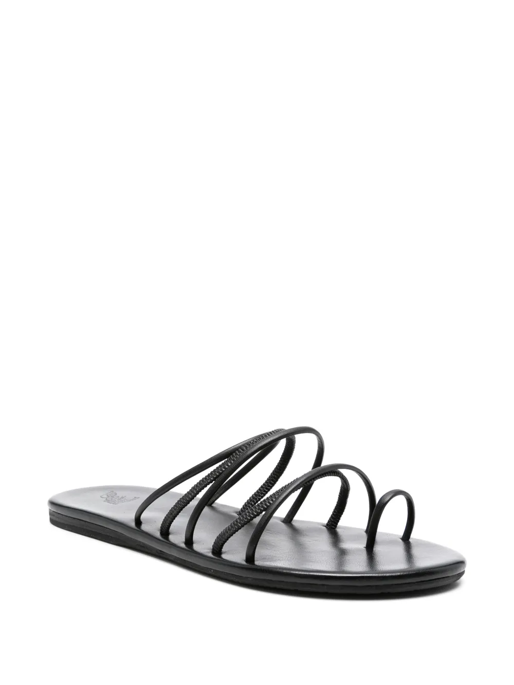 Ancient Greek Sandals Sandalen met meerdere bandjes Zwart