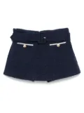 Self-Portrait tweed skorts - Blue