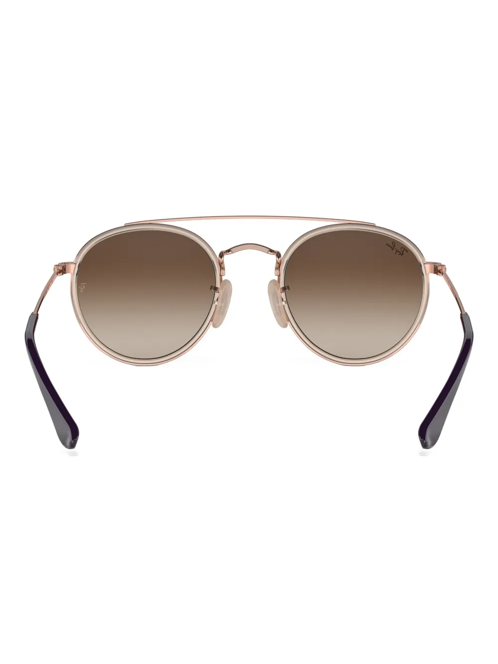 RAY-BAN JUNIOR Zonnebril met rond montuur Bruin