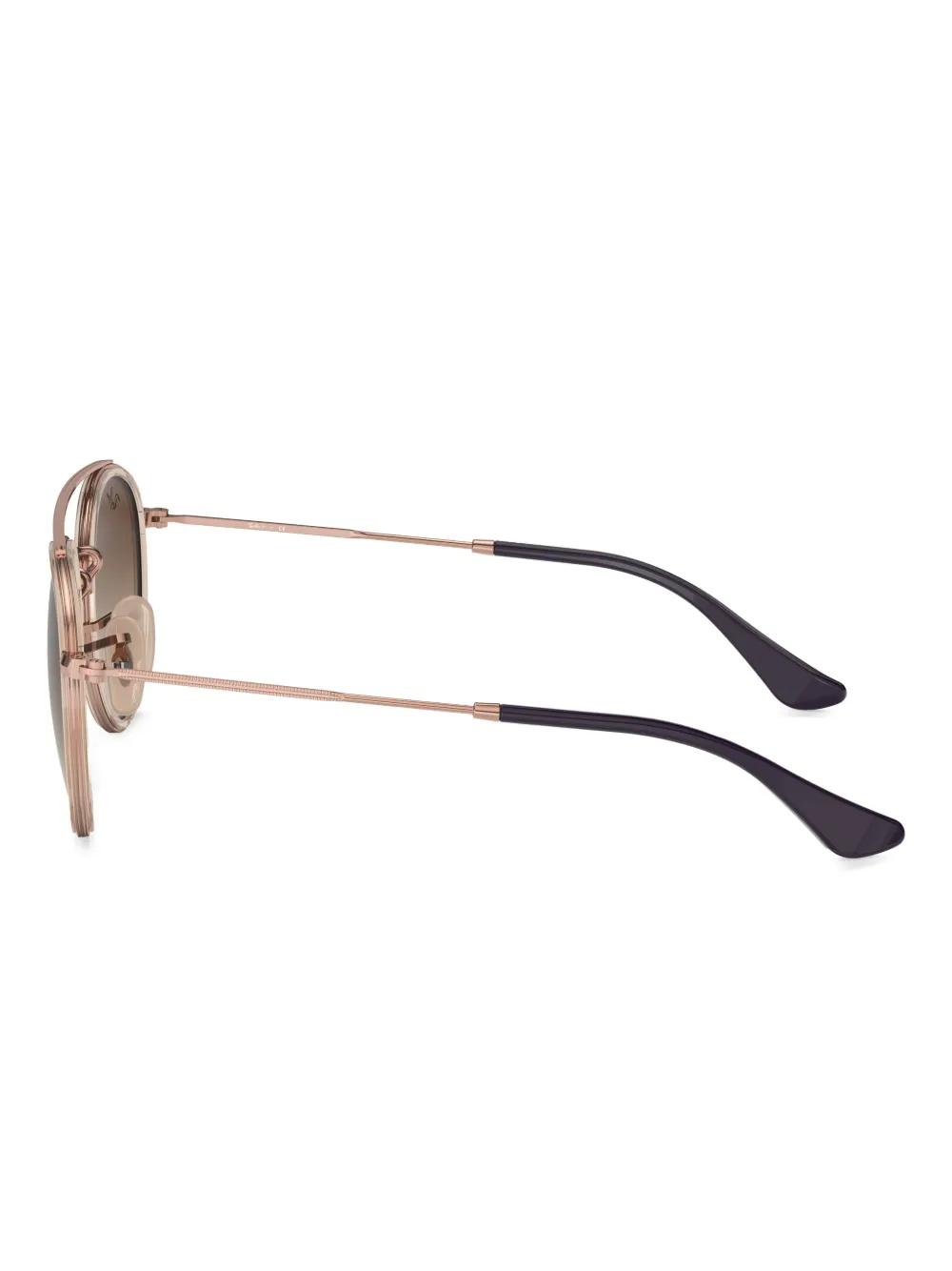 RAY-BAN JUNIOR Zonnebril met rond montuur Bruin