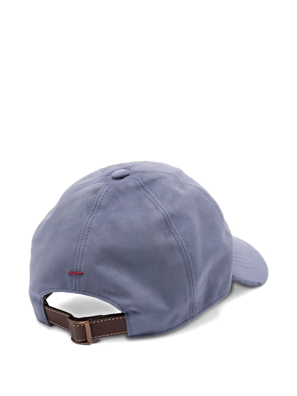Brunello Cucinelli embroidered logo cap Blauw