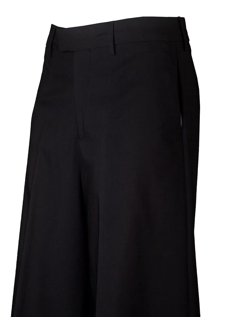 Berwich Concealed-closure Trousers In Black