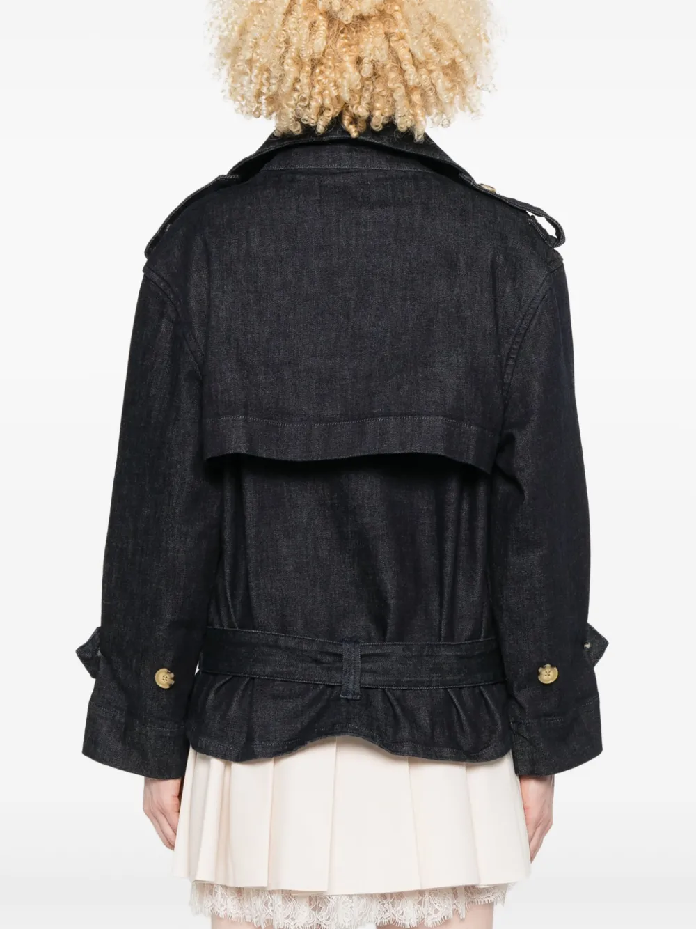 Shop Self-portrait Denim Jacket