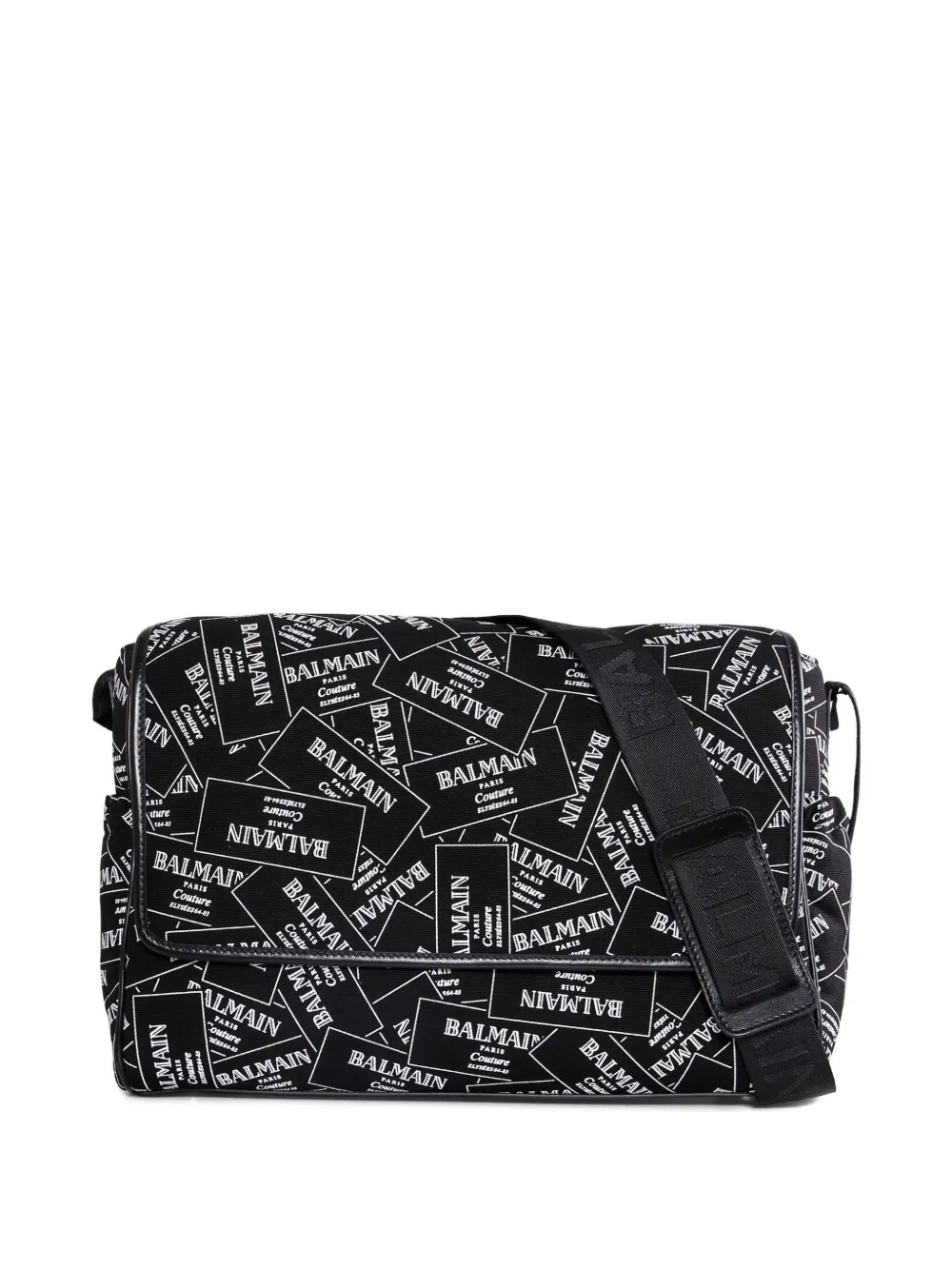 Balmain Kids logo-print changing bag | Black | Image 1