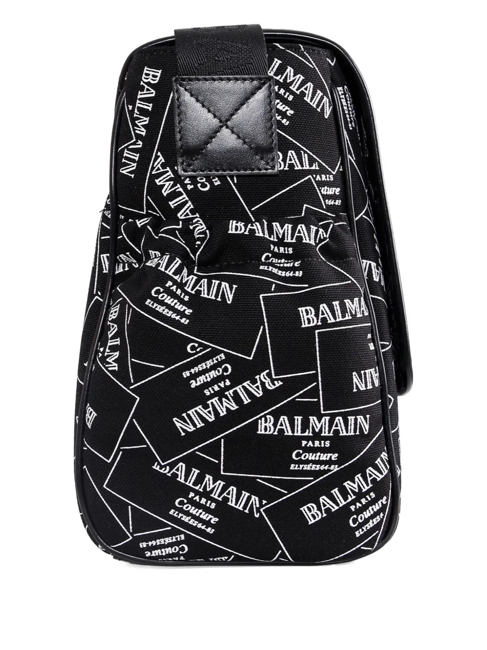 Balmain Kids Luiertas met logoprint Zwart