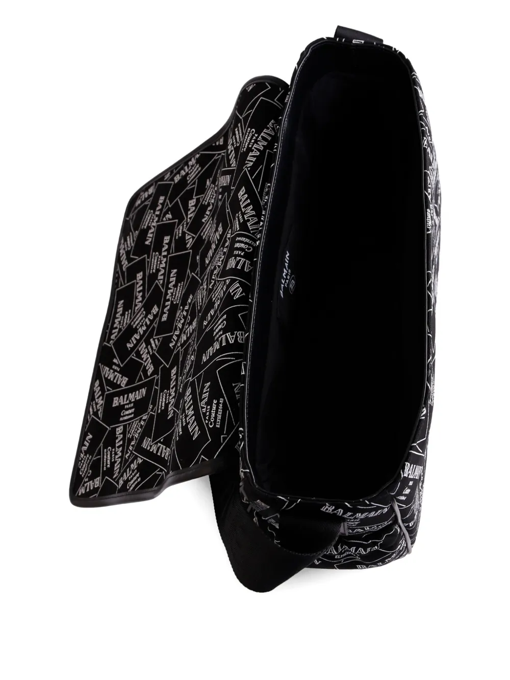 Balmain Kids Luiertas met logoprint Zwart