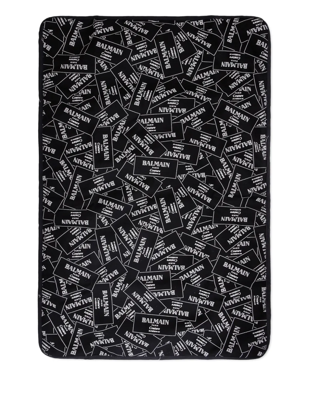 Balmain Kids Luiertas met logoprint Zwart