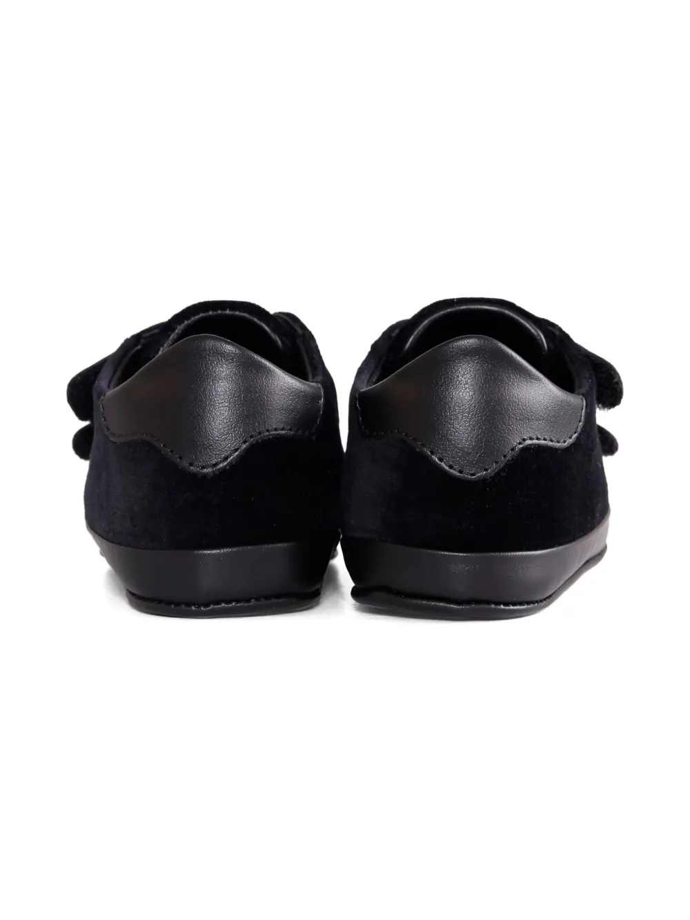 Balmain Kids velvet sneakers Black
