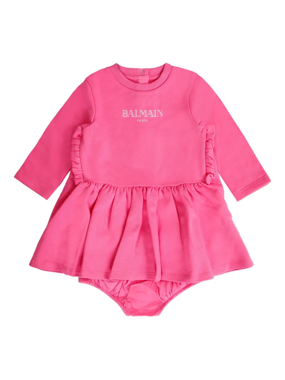 Balmain Kids ロゴ ワンピース - ピンク Balmain Kids ロゴ ワンピース - ピンク