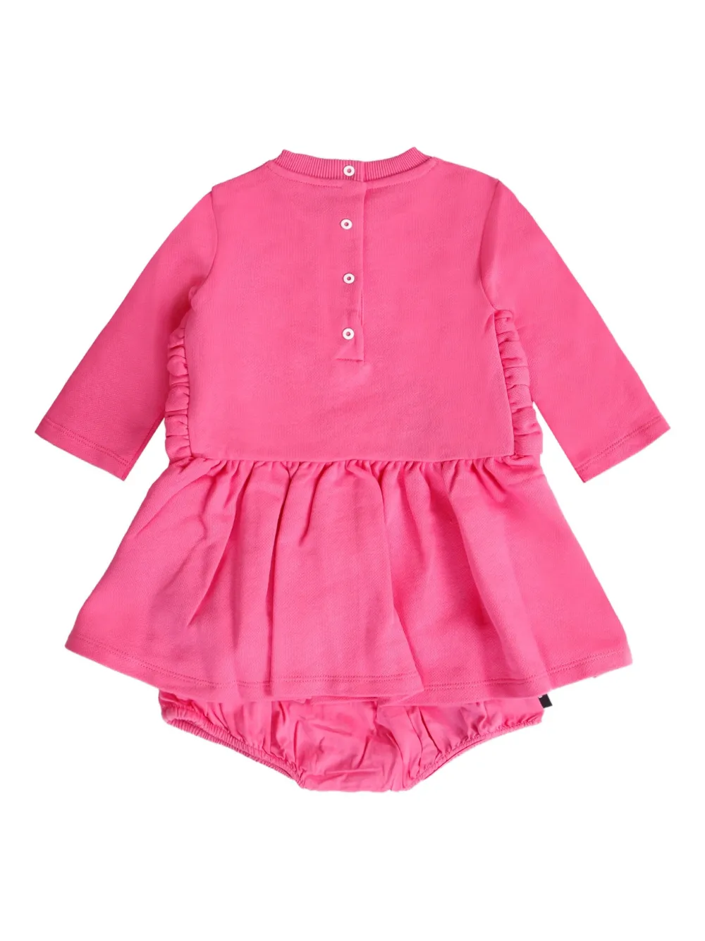 Balmain Kids logo-print dress - Roze