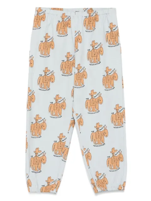 The Animals Observatory graphic-print straight-leg trousers