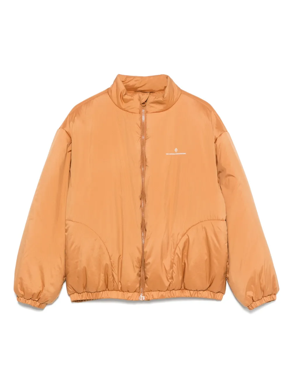 The Animals Observatory heart-motif bomber jacket | Brown | Image 1