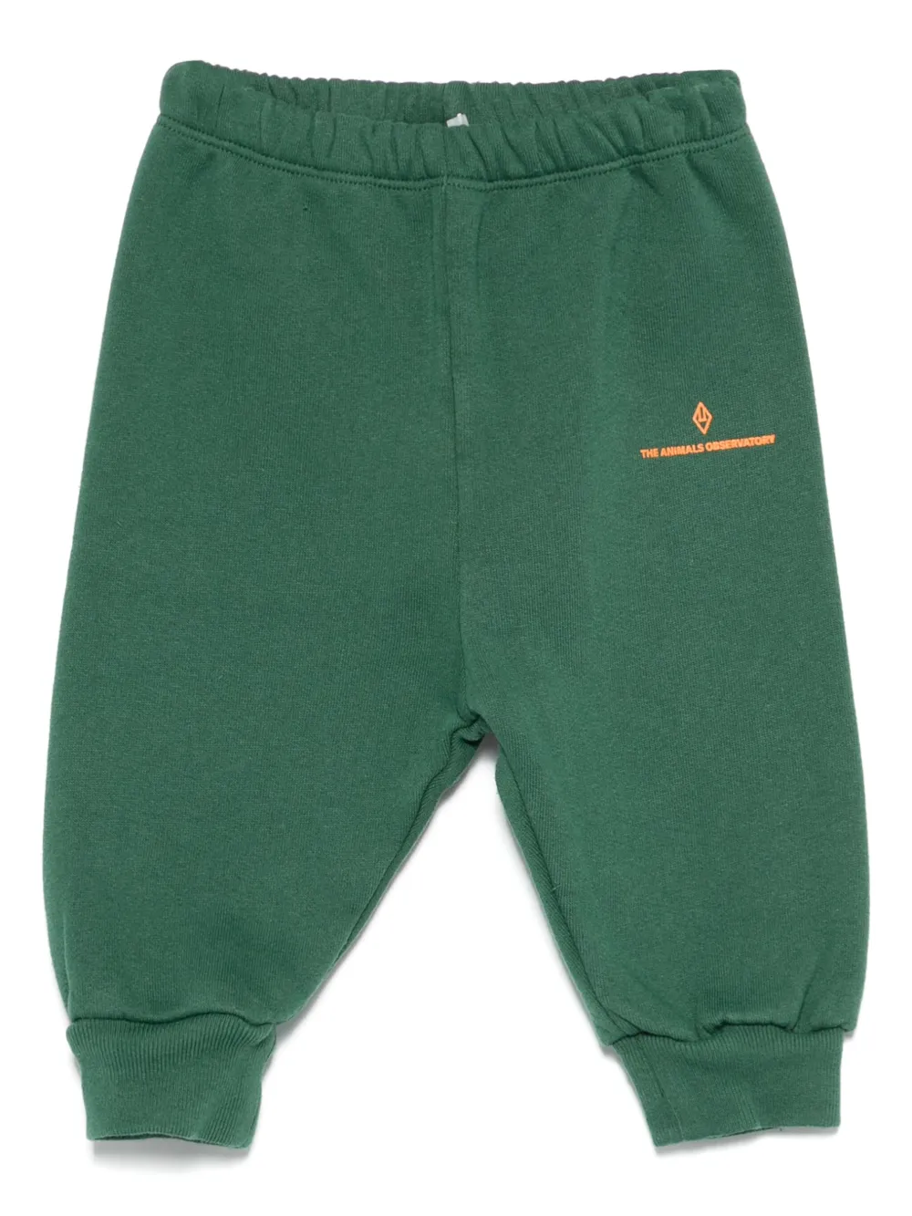 The Animals Observatory logo-print sweatpants | Green | Image 1