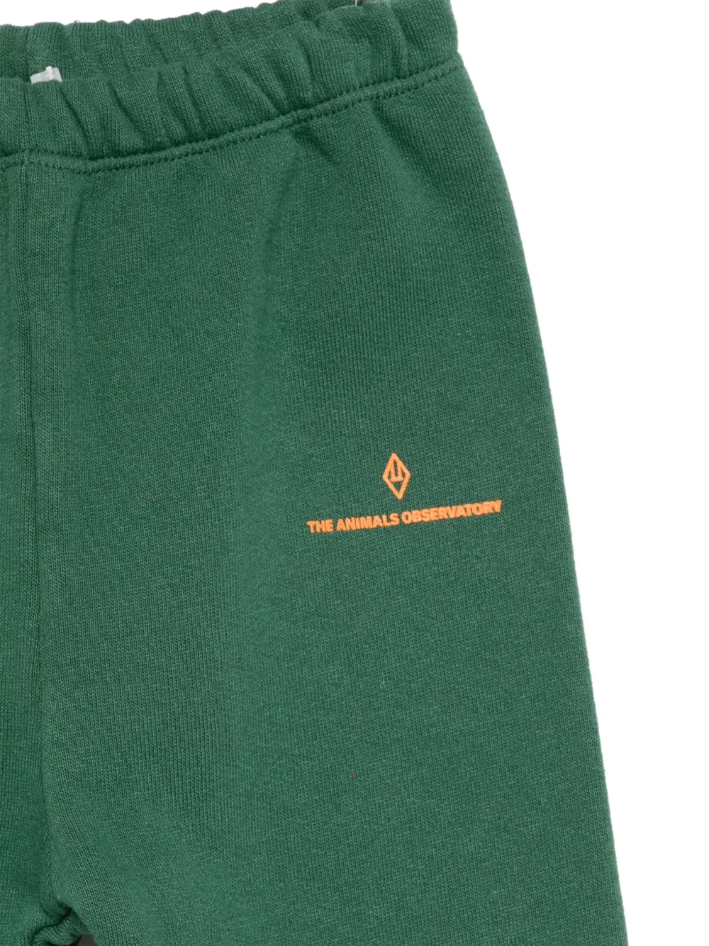 The Animals Observatory Joggingbroek met logoprint Groen