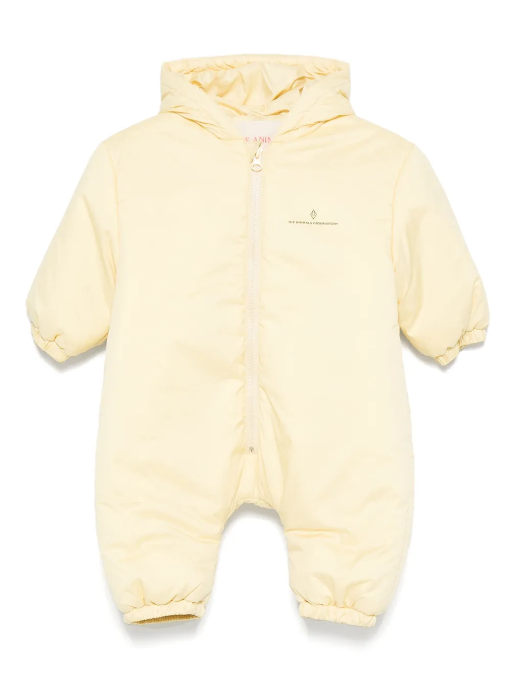 The Animals Observatory Crocodile puffer romper | Yellow | Image 1
